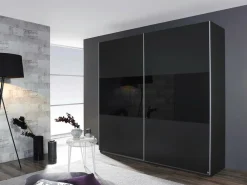 Ygo Kleerkast KOLDING Zwart B261| Schuifdeurkasten