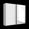 Ygo Kleerkast MENDOZA Wit B250| Schuifdeurkasten