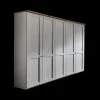 Ygo Kleerkast NAVAN Kiezelgrijs/Noors Eiken Decor B250| Draaideurkasten