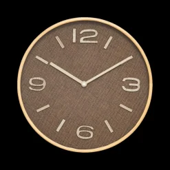 Ygo Klok ELLYS Stof Bruin| Woondecoratie