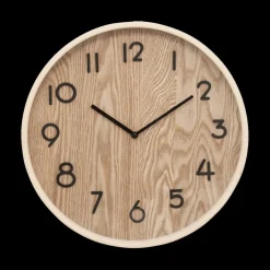 Ygo Klok IRKIS Rnd MDF Naturel| Woondecoratie