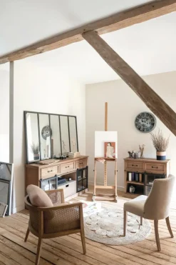 Ygo Klok IZKAS Rond Meca Zwart| Woondecoratie