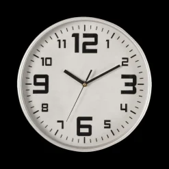 Ygo Klok URIS Rond Zilver| Woondecoratie