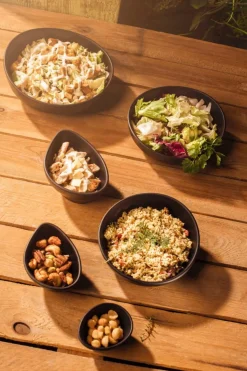 Ygo Kom BLACKSTONE 20.8 Melamine Zwart| Servies