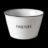 Ygo Kom FRIETJES Wit/Zwart| Servies