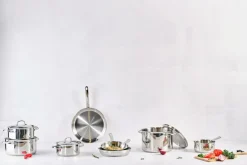 Ygo Kookpot DAILY Ø20 RVS M/Deksel| Potten & Pannen