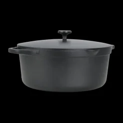 Ygo Kookpot ZANDER Ø28 met Deksel Zwart| Potten & Pannen