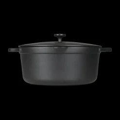 Ygo Kookpot ZANDER Ø28 met Deksel Zwart| Potten & Pannen