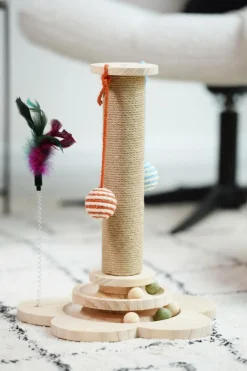 Ygo Krabpaal FRUMMEL Jute/Hout| Krabpalen