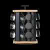 Ygo Kruidenrek ARES 12Del. Draai Bamboe| Keukenaccessoires|Kookaccessoires
