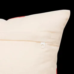 Ygo Kussen GIFTY Beige met Strik Rood| Kerst