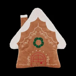 Ygo Kussen GINGERHOUSE Bruin Ass.| Kerst