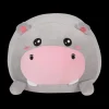 Ygo Kussen HIPPO Grijs/Roze| Decoratieve Accessoires|Accessoires