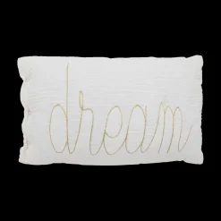 Ygo Kussen JOLEIN DREAM Katoen Wit| Decoratieve Accessoires|Accessoires