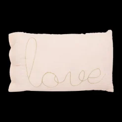 Ygo Kussen JOLEIN LOVE Katoen Oudroze| Decoratieve Accessoires|Accessoires
