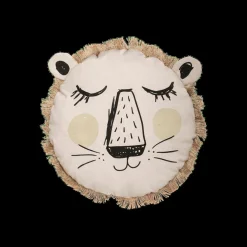 Ygo Kussen LEO Rnd Beige/Bruin| Accessoires|Decoratieve Accessoires