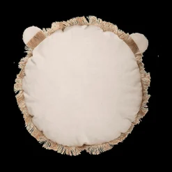 Ygo Kussen LEO Rnd Beige/Bruin| Accessoires|Decoratieve Accessoires