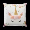 Ygo Kussen POMPON Unicorn| Accessoires|Decoratieve Accessoires