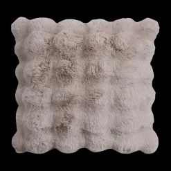 Ygo Kussen RABBIT Fake Fur Taupe| Sierkussens & Plaids