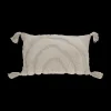 Ygo Kussen RAINBOW Katoen Getuft Ecru| Decoratieve Accessoires|Accessoires