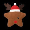 Ygo Kussen RENMAS Rendier Ster Bruin| Kerst