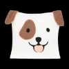 Ygo Kussen SCOTT Hond Wit/Bruin| Decoratieve Accessoires|Accessoires