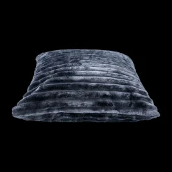 Ygo Kussen SOFTY 45 Ribfluweel Pitch black| Sierkussens & Plaids