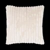 Ygo Kussen SOFTY 45 Ribfluweel All white| Sierkussens & Plaids