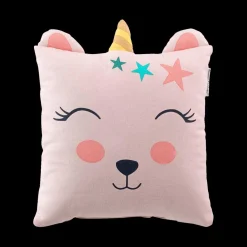 Ygo Kussen UNICORN Eenhoorn Roze| Decoratieve Accessoires|Accessoires