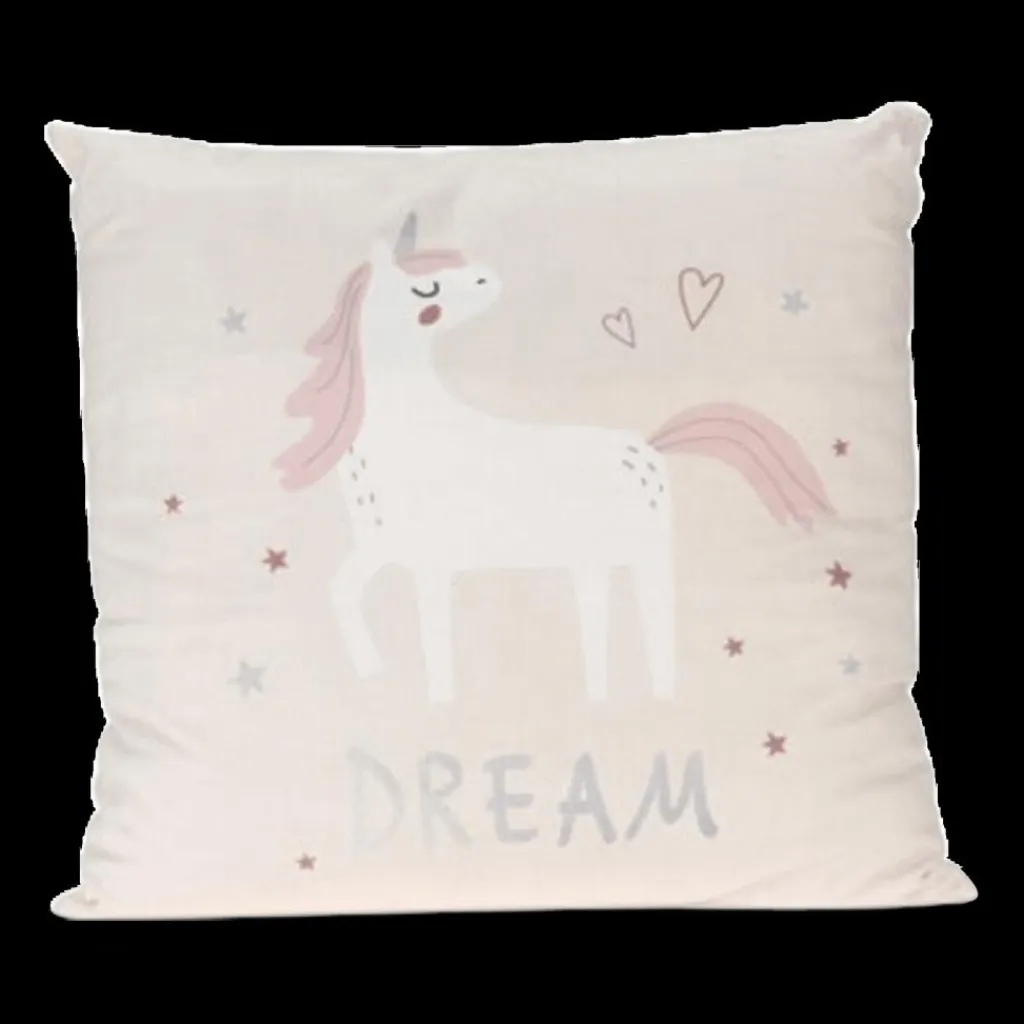 Ygo Kussen UNICORN Eenhoorn Vk. Velvet Ass.| Decoratieve Accessoires|Accessoires