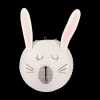 Ygo Lampenkap BUNNY Rond Wit| Decoratieve Accessoires|Kinderverlichting