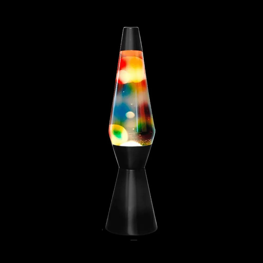 Ygo Lavalamp LAVIA Multicolor Voet Zwart| Decoratieve Accessoires|Kinderverlichting