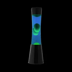 Ygo Lavalamp LAVIOS Blauw/Groen Voet Zwart| Decoratieve Accessoires|Kinderverlichting