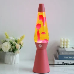 Ygo Lavalamp LAVOR Geel/Rood| Decoratieve Accessoires|Kinderverlichting