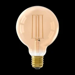Ygo LED Lamp W.FILAM. BOL E27-4.5W Goud| Lichtbronnen