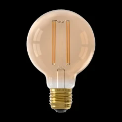 Ygo LED Lamp W.FILAM. BOL E27-3.5W Goud| Lichtbronnen