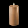 Ygo LED-Kaars LYS 7,5 x 15 Caramel| Woondecoratie