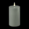 Ygo LED-Kaars LYS 7,5 x 12,5 Salvie Green| Woondecoratie