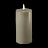 Ygo LED-Kaars LYS 7,5 x 15 Sand| Woondecoratie