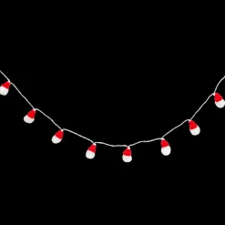Ygo Lichtslinger MUTSI Kerstmutsjes Wit/Rood| Kerst