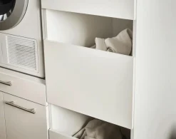 Ygo Linnenkast LAUNDRY 3D Wit| Wasruimte & Opbergkasten