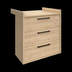 Ygo Luierplank voor op commode BABETTE Eik 90x75| Tapijten | Meubels