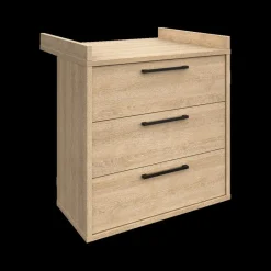 Ygo Luierplank voor op commode BABETTE Eik 90x75| Tapijten | Meubels