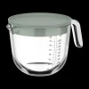 Ygo Maatbeker CHEF IT Glas 1L m/Deksel Nordic Sage| Keukenaccessoires|Kookaccessoires