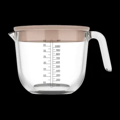 Ygo Maatbeker CHEF IT Glas 1L m/Deksel Chalk| Keukenaccessoires|Kookaccessoires