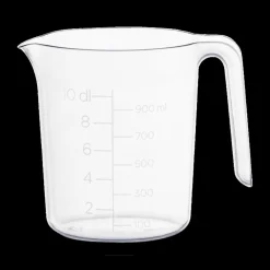 Ygo Maatbeker GASTRO 1l M/Handvat Transparant| Keukenaccessoires|Kookaccessoires