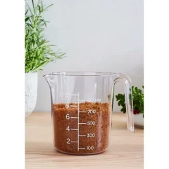 Ygo Maatbeker GASTRO 1l M/Handvat Transparant| Keukenaccessoires|Kookaccessoires