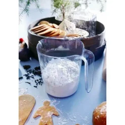 Ygo Maatbeker GASTRO 1l M/Handvat Transparant| Keukenaccessoires|Kookaccessoires