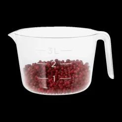 Ygo Maatbeker GASTRO 3l M/Handvat Transparant| Keukenaccessoires|Kookaccessoires