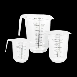Ygo Maatbekers MESJUG S/3 Transparant| Keukenaccessoires|Kookaccessoires